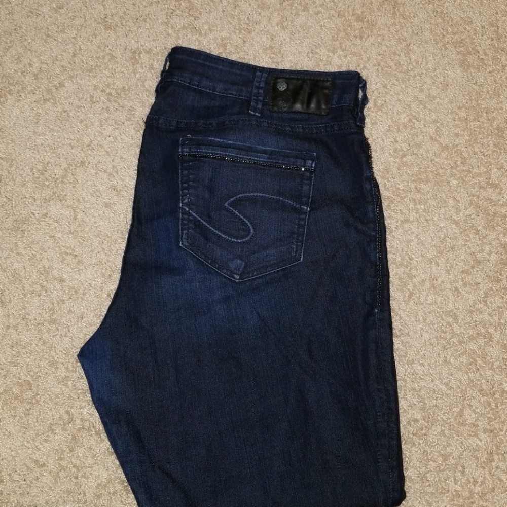 Silver Jean's sz 18